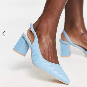 RAID Adonis mid heel shoes in blue size 8 - NEVER WORN